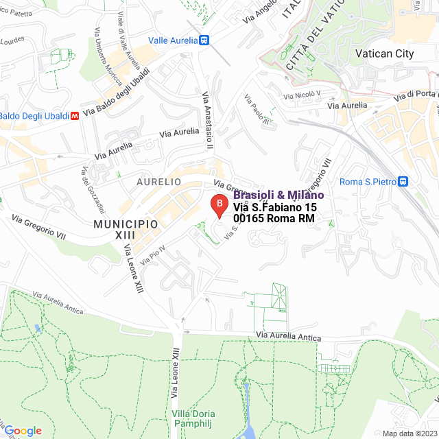 apri la mappa di Brasioli & Milano