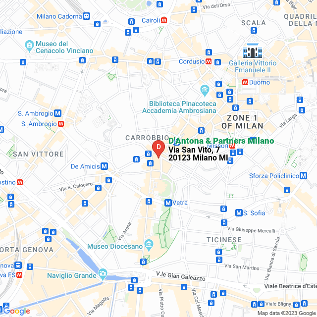 apri la mappa di D‘Antona & Partners Milano