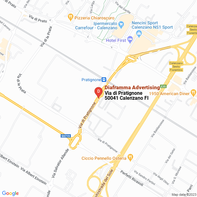 apri la mappa di Diaframma Advertising