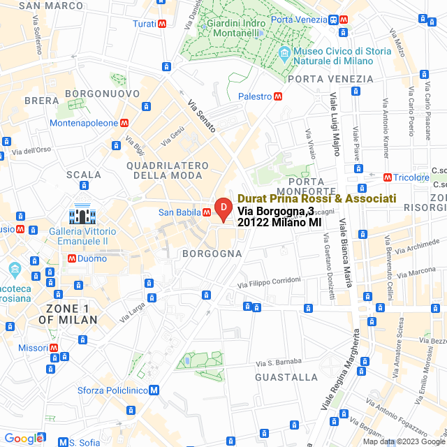 apri la mappa di Durat Prina Rossi & Associati