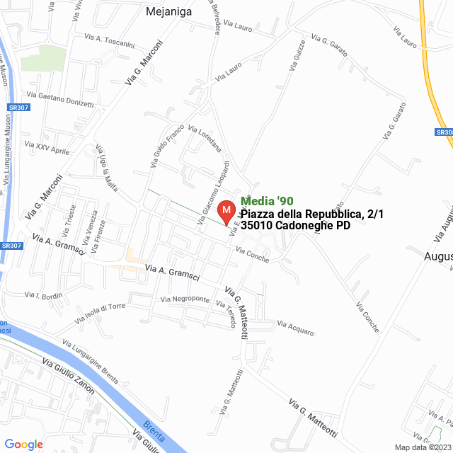 apri la mappa di Media ‘90