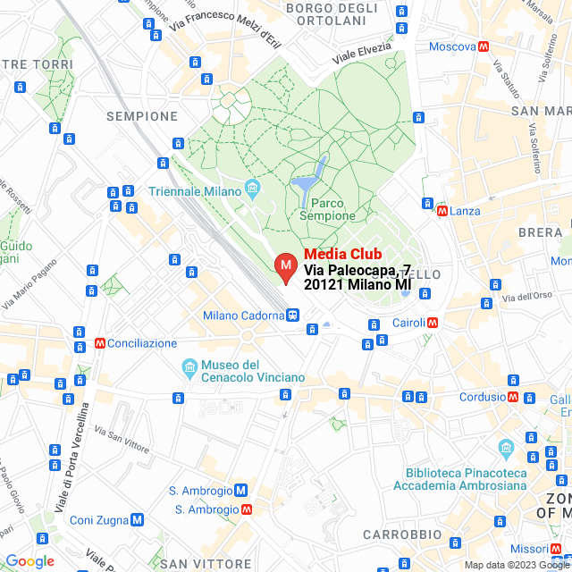 apri la mappa di Media Club