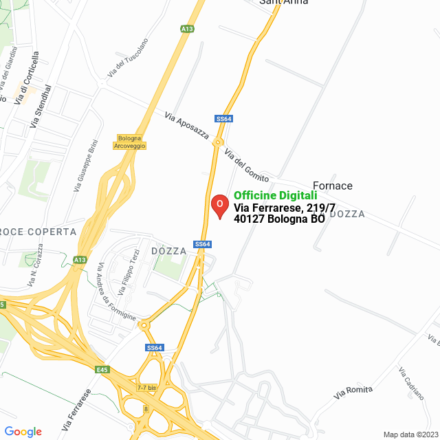 apri la mappa di Officine Digitali