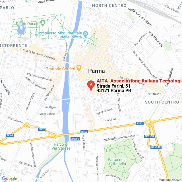 apri la mappa di AITA- Associazione Italiana Tecnologia Alimentare