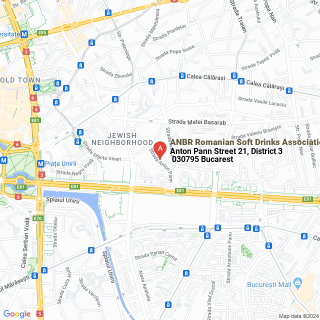 apri la mappa di ANBR Romanian Soft Drinks Association p/a: Coca-cola Romania Region
