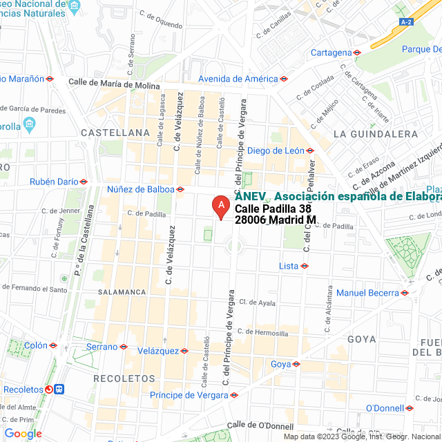 apri la mappa di ANEV - Asociación española de Elaboradores y Distribuidores de Vermouth, Bitter-Soda y Aperitivos Vinicos