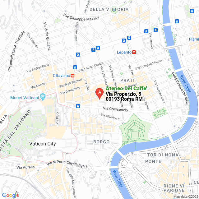 apri la mappa di Ateneo Del Caffe‘