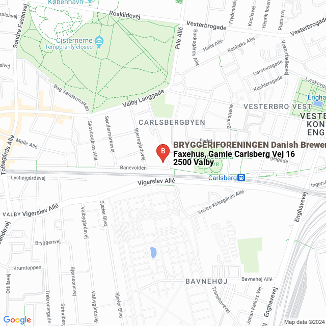 apri la mappa di BRYGGERIFORENINGEN Danish Brewer‘s Association