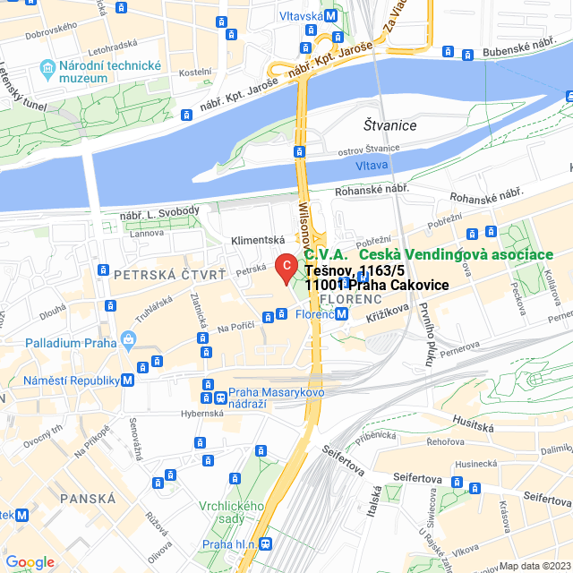 apri la mappa di C.V.A. - Ceskà Vendingovà asociace