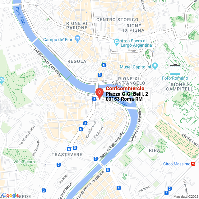 apri la mappa di Confcommercio