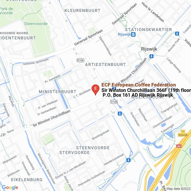 apri la mappa di ECF European Coffee Federation