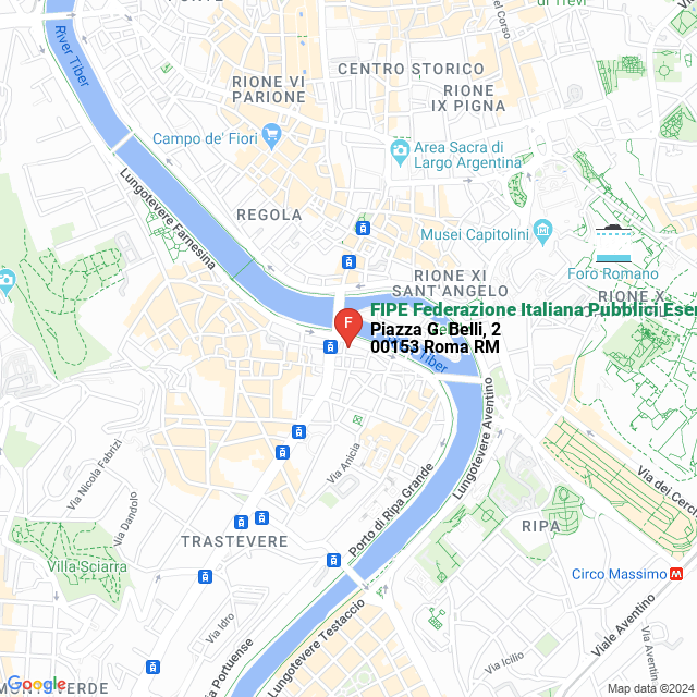 apri la mappa di FIPE Federazione Italiana Pubblici Esercizi