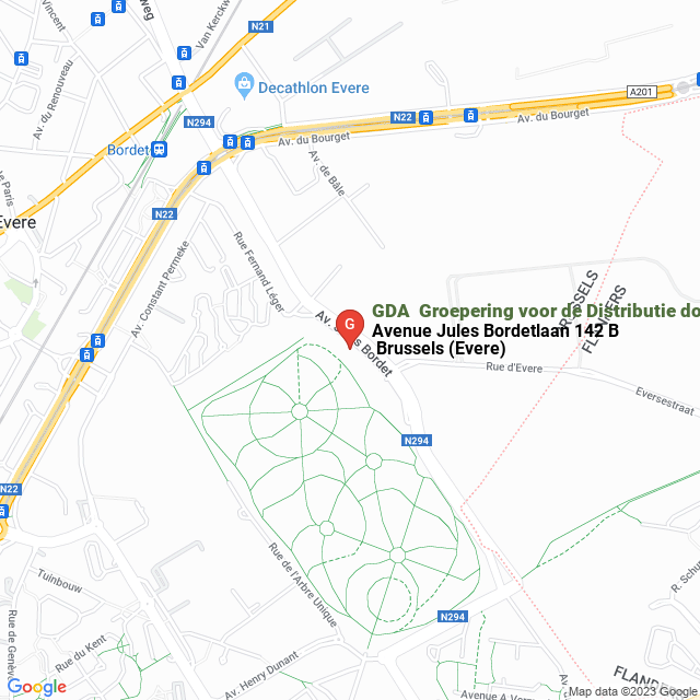 apri la mappa di GDA -Groepering voor de Distributie door Automaten