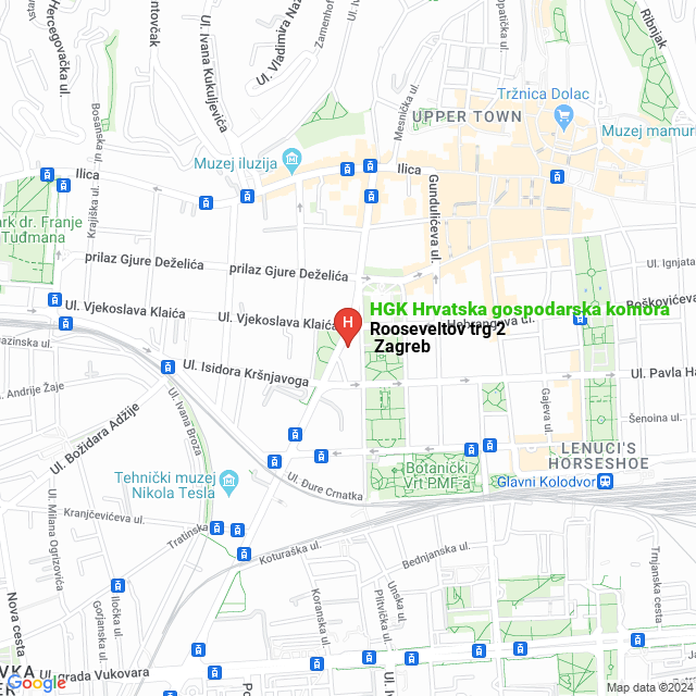 apri la mappa di HGK Hrvatska gospodarska komora