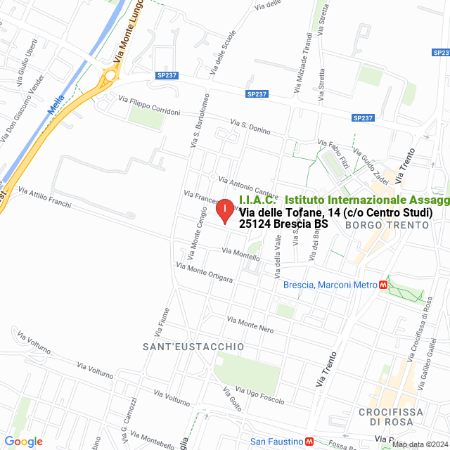 apri la mappa di I.I.A.C. - Istituto Internazionale Assaggiatori di Caffè