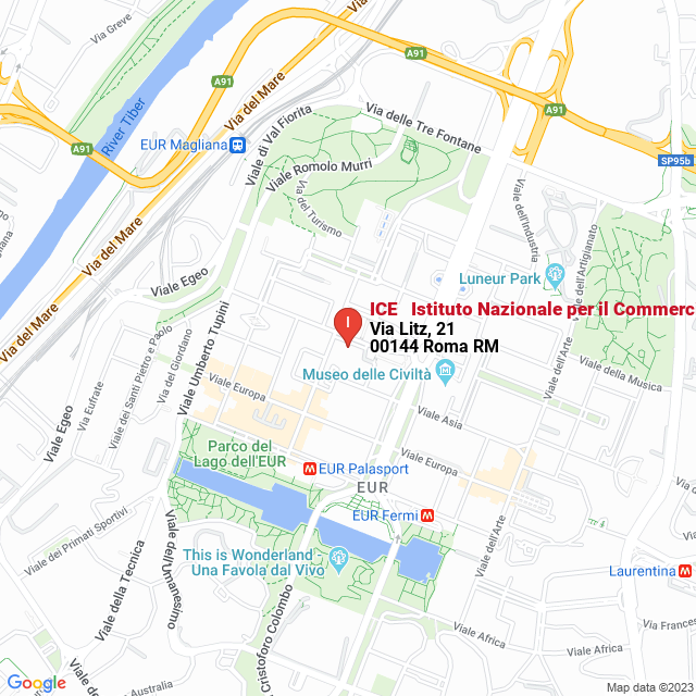 apri la mappa di ICE - Istituto Nazionale per il Commercio Estero