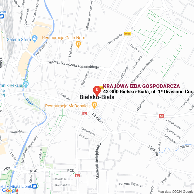 apri la mappa di KRAJOWA IZBA GOSPODARCZA