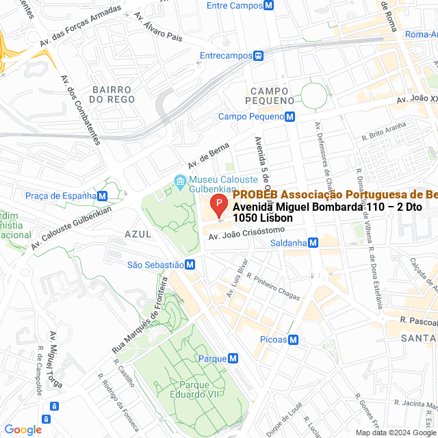 apri la mappa di PROBEB Associação Portuguesa de Bebidas Refrescantes Não Alcoólicas