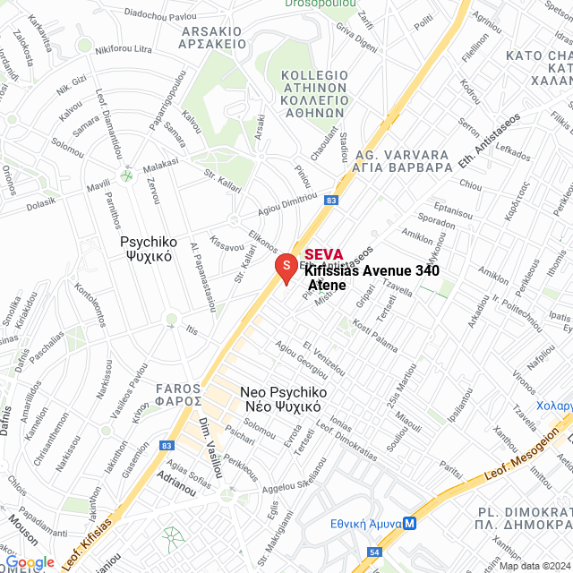 apri la mappa di SEVA