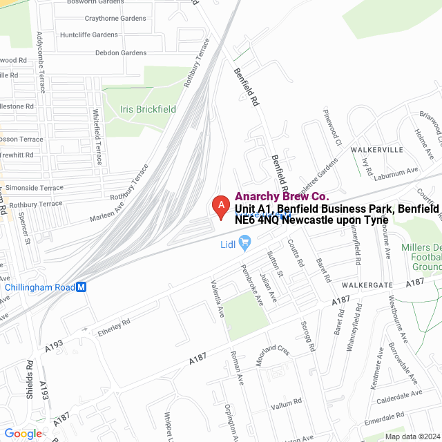 apri la mappa di Anarchy Brew Co.