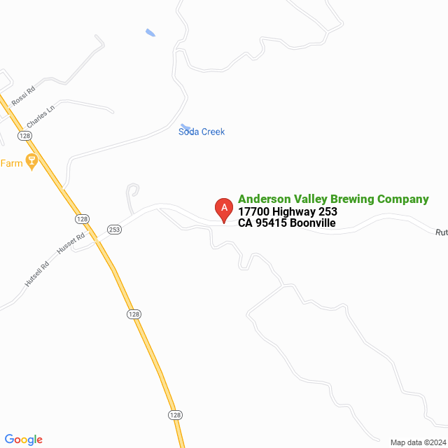 apri la mappa di Anderson Valley Brewing Company
