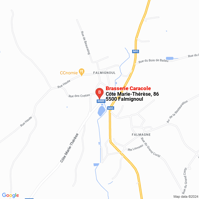 apri la mappa di Brasserie Caracole