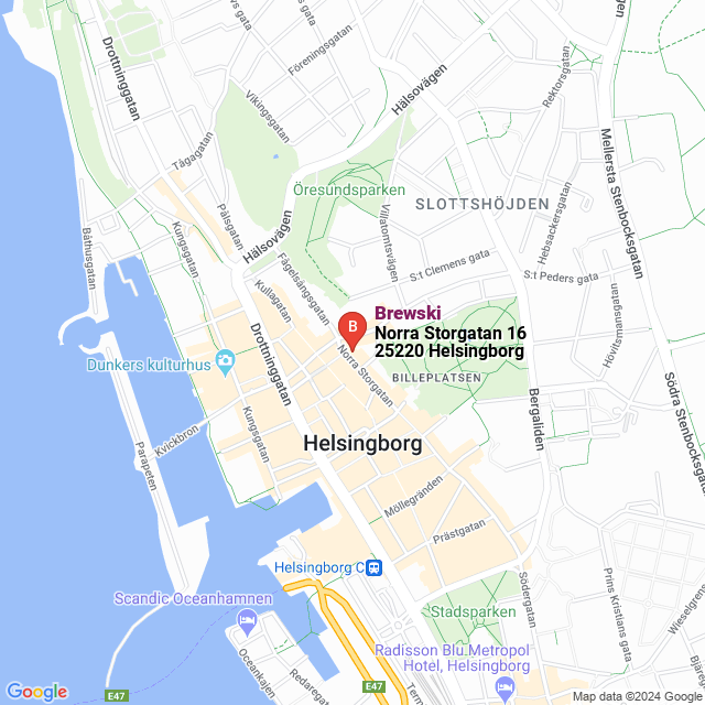 apri la mappa di Brewski