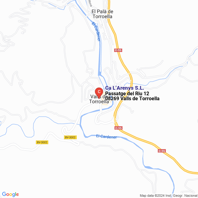 apri la mappa di Ca L’Arenys S.L.