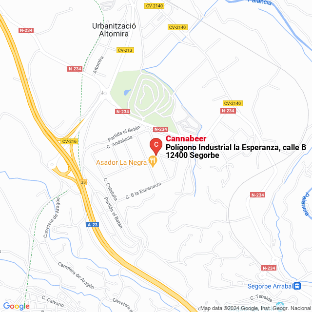 apri la mappa di Cannabeer