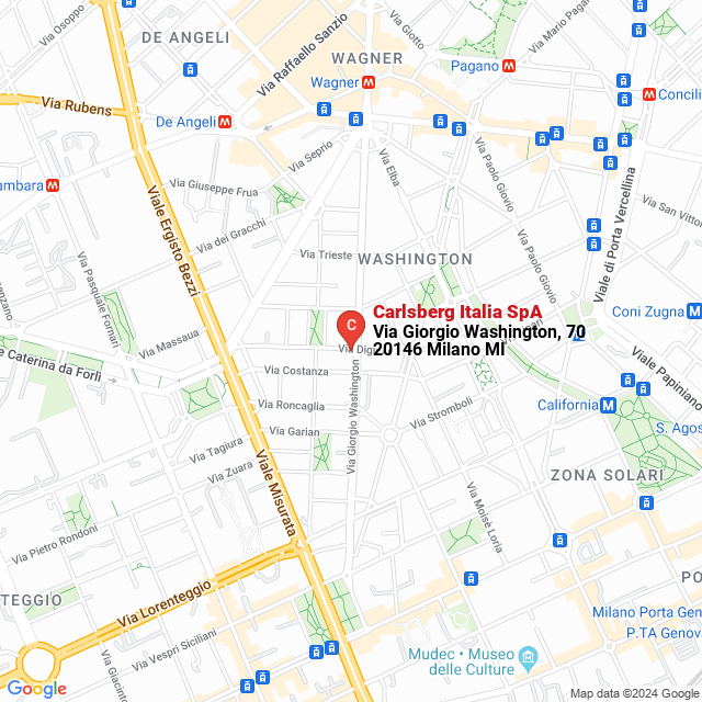 apri la mappa di Carlsberg Italia SpA