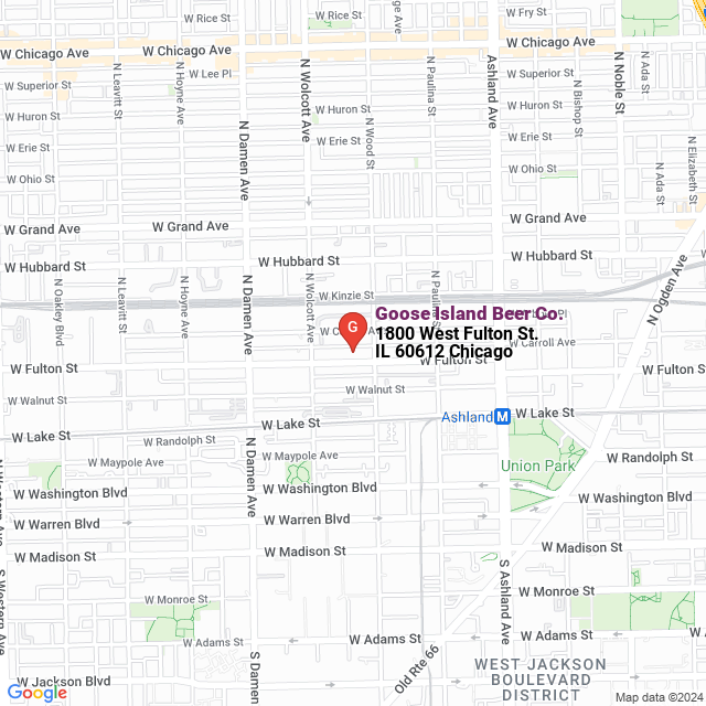 apri la mappa di Goose Island Beer Co.