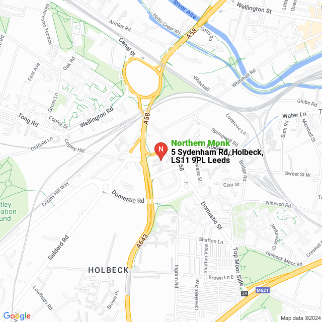 apri la mappa di Northern Monk