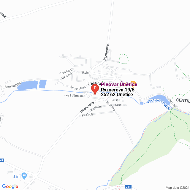 apri la mappa di Pivovar Únětice