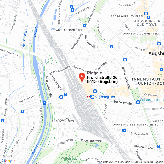 apri la mappa di Riegele