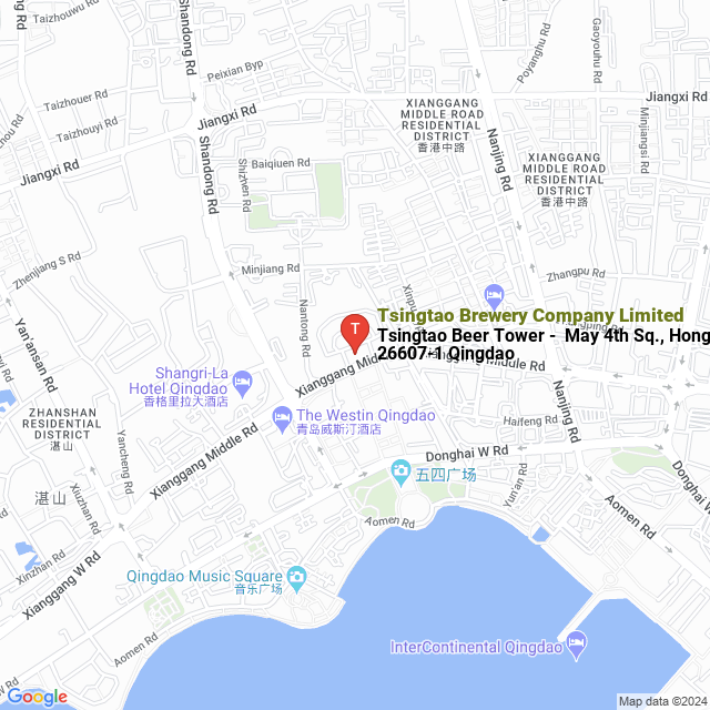 apri la mappa di Tsingtao Brewery Company Limited