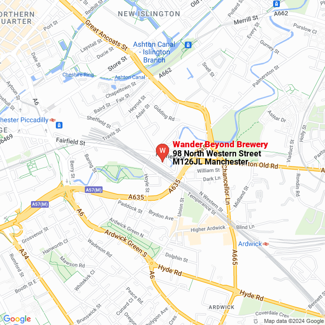 apri la mappa di Wander Beyond Brewery