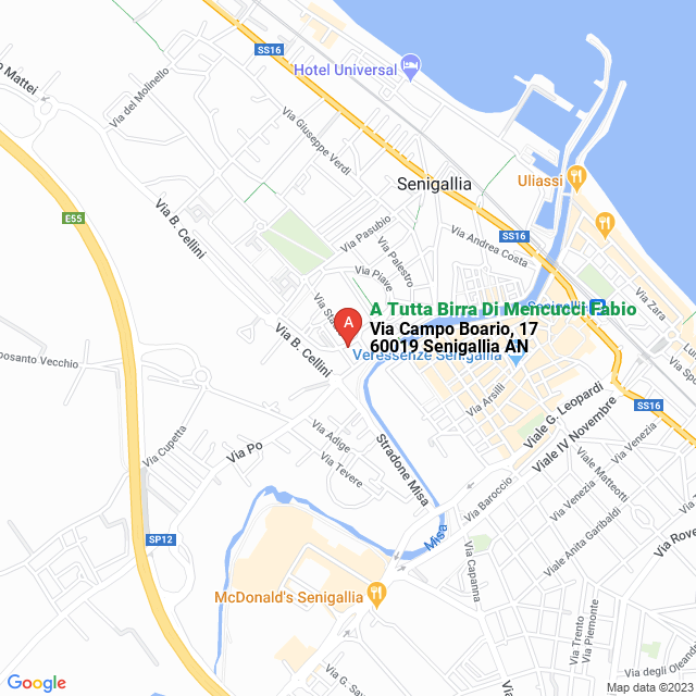 apri la mappa di A Tutta Birra Di Mencucci Fabio