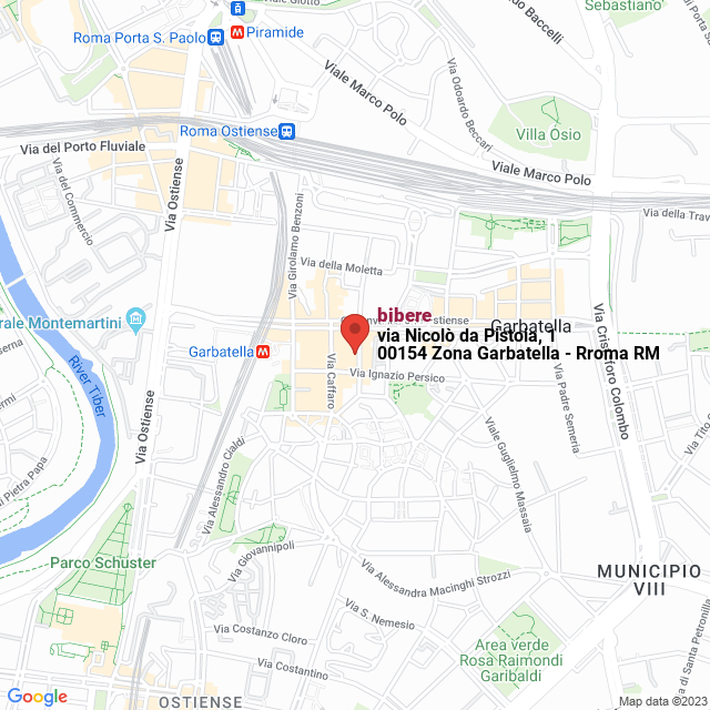 apri la mappa di bibere