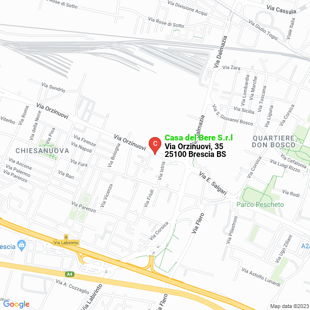 apri la mappa di Casa del Bere S.r.l