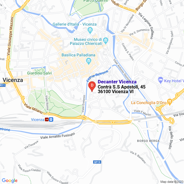 apri la mappa di Decanter Vicenza