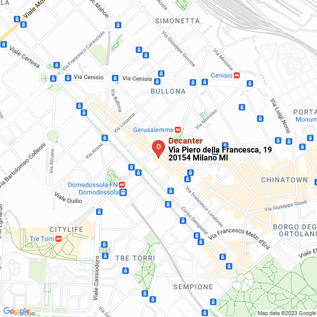 apri la mappa di Decanter