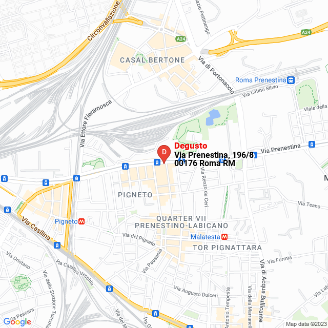 apri la mappa di Degusto