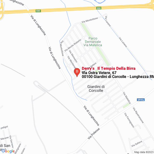 apri la mappa di Derry‘s - Il Tempio Della Birra