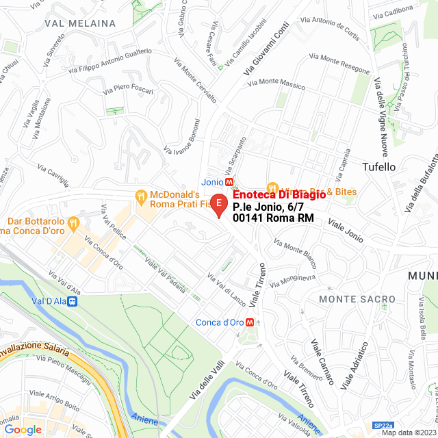 apri la mappa di Enoteca Di Biagio