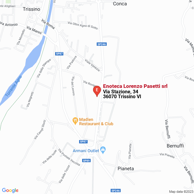 apri la mappa di Enoteca Lorenzo Pasetti srl