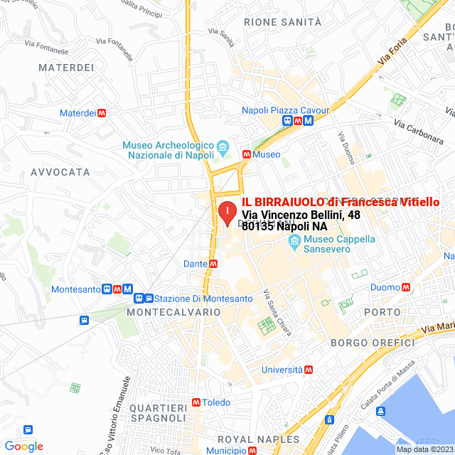 apri la mappa di IL BIRRAIUOLO di Francesca Vitiello