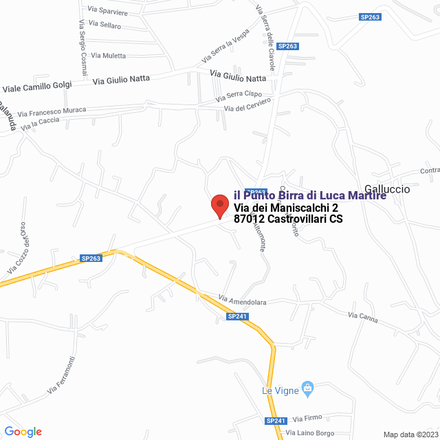 apri la mappa di il Punto Birra di Luca Martire