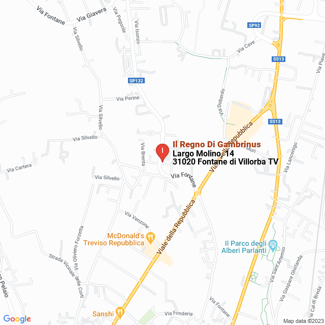 apri la mappa di Il Regno Di Gambrinus