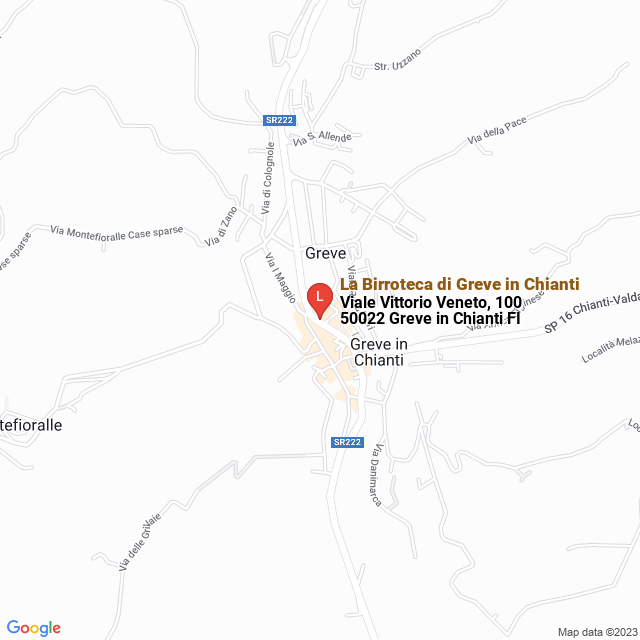 apri la mappa di La Birroteca di Greve in Chianti