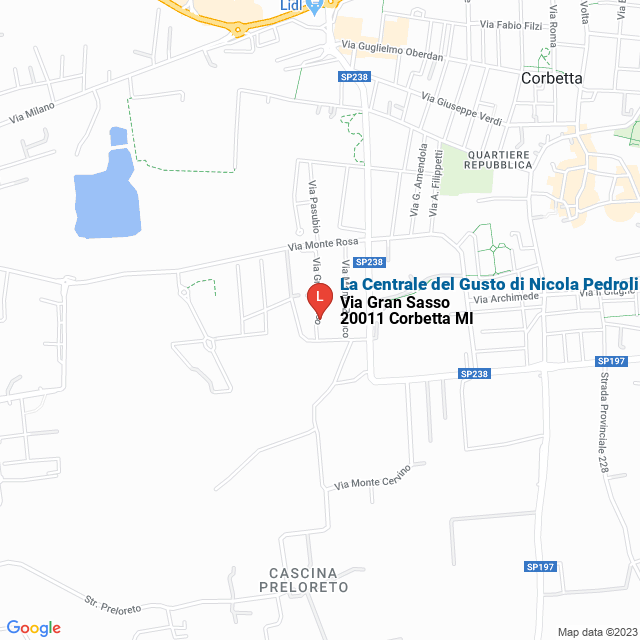 apri la mappa di La Centrale del Gusto di Nicola Pedroli